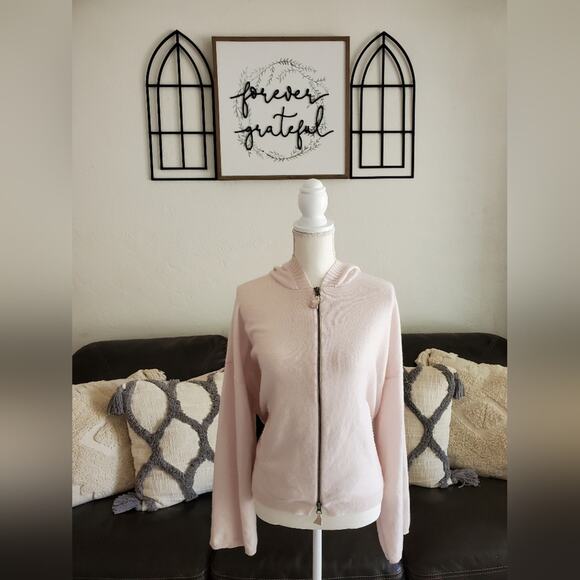Kristensen DU Nord Cashmere Full Zip Cardigan Hoodie Size 4 Designer Classic - Picture 4 of 12